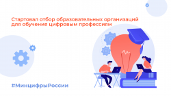 Стартовал отбор образовательных организаций для обучения цифровым профессиям